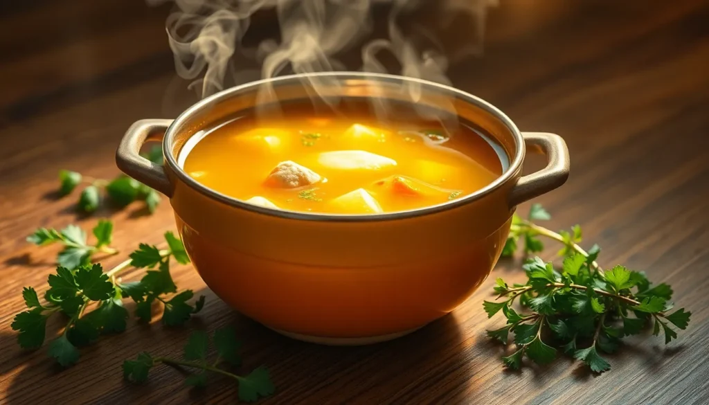 benefits of bone broth when sick