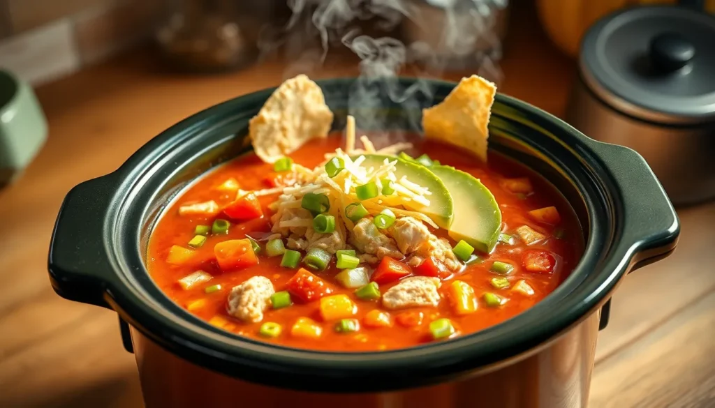 tortilla soup recipe crock pot