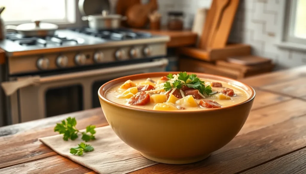 potato and kielbasa soup