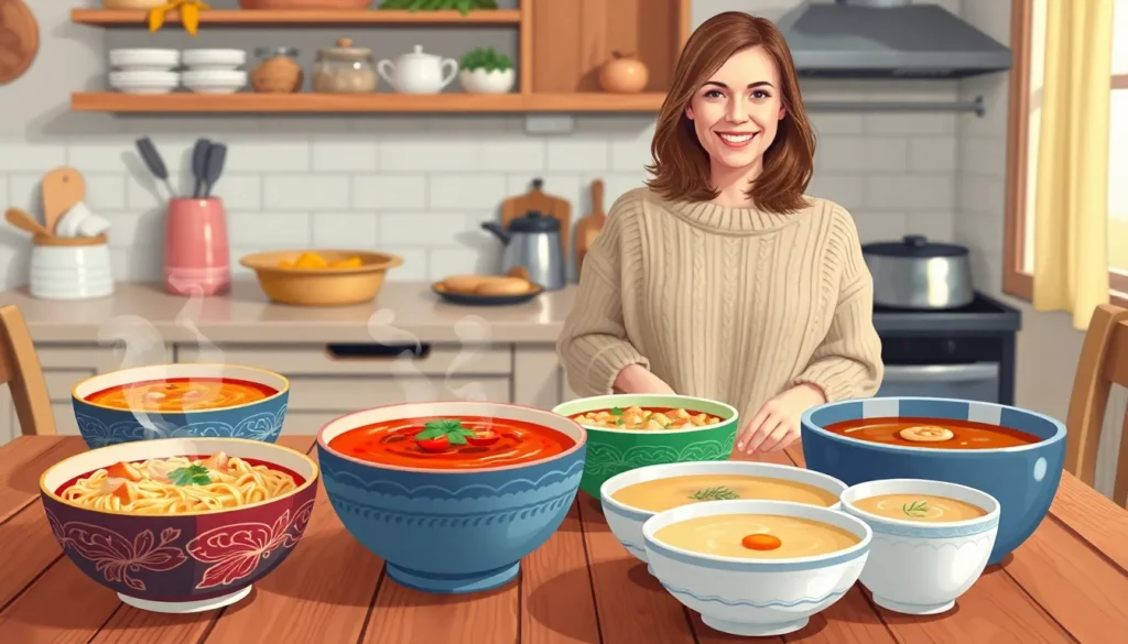 10 different types of soup